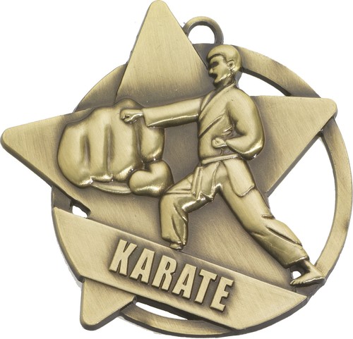 Star medals karate medal - karate,