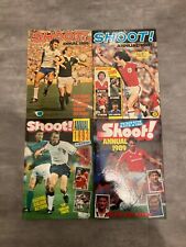 4 x Shoot Football Annual Annuals 1980 1981 1989 1993 Good Condition 