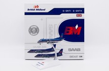 British Midland Saab 340B Reg: G-GNTI JC Wings Scale 1:200 Diecast XX20474