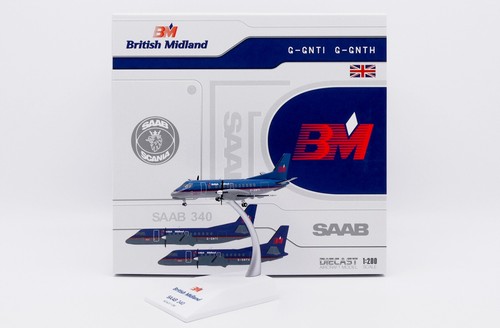 British midland saab 340b - midland,