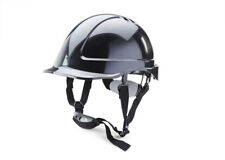 BEESWIFT REDUCED PEAK SAFETY HELMET HARD HAT BLACK & WHITE