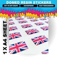 Custom Domed Resin Stickers /