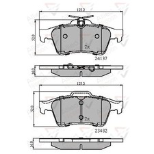 Brake Pads Set For Jaguar