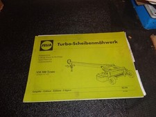 Fella SM 300 Trans Mower Spare Parts List book Genuine Trailed Tractor mower