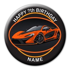 PERSONALISED BIRTHDAY McLAREN