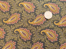 COTTON FABRIC GOLD RUST