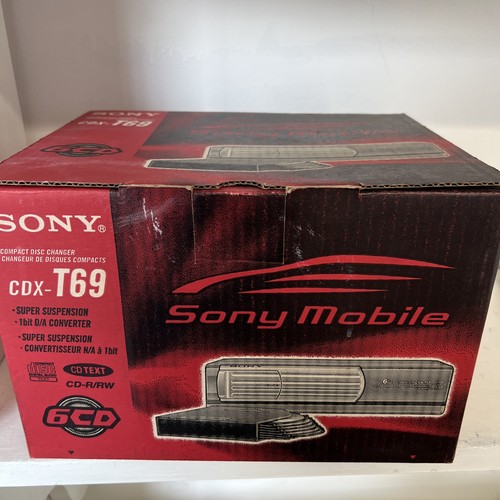 Sony cdx t69 cahnger never - cdx,