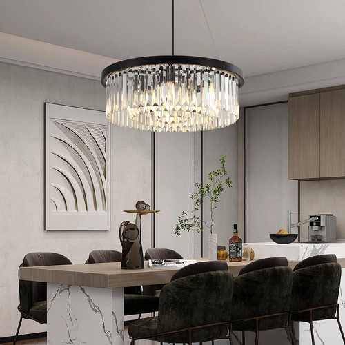 Modern round crystal - k9,