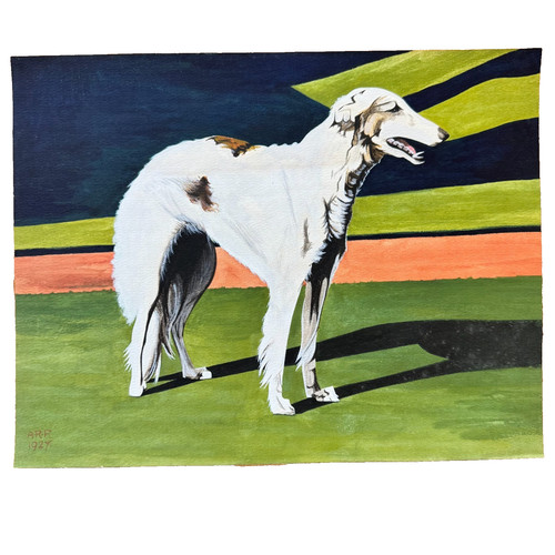 1927 borzoi russian wolfhound - 1927,