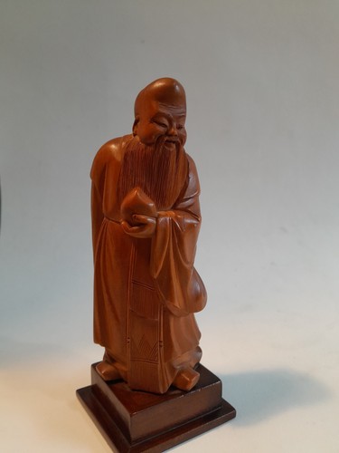Antique chinese boxwood - boxwood, figure