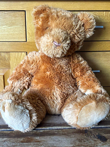 Large brown beige plush - &,