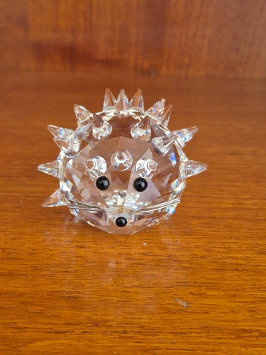 Swarovski crystal hedgehog - crystal,
