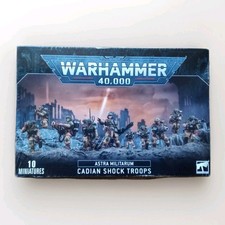  Warhammer 40K Astra Militarum Cadian Shock Troops BNIB Sealed 