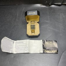 Vintage 1988 Accurist Gold
