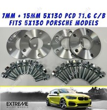 7mm + 15mm Silver Wheel Spacer