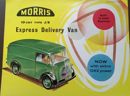 Morris 10cwt delivery van - morris, jb
