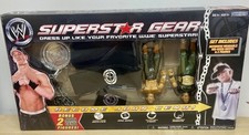WWE John Cena Superstar Gear fancy dress & 2x action figures - Jakks *Brand New*