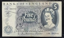 Old Five £5 Pound Note Good