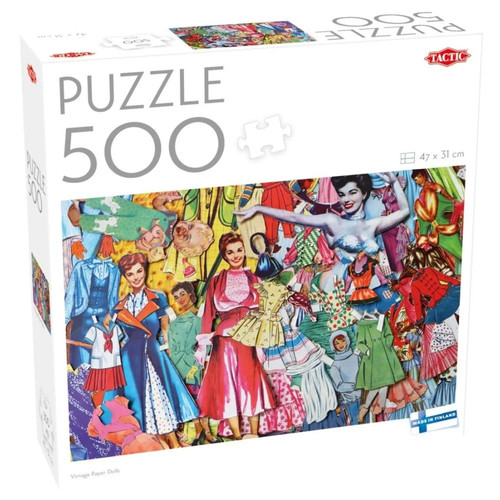 Puzzle 500 vintage paper - 500, dolls