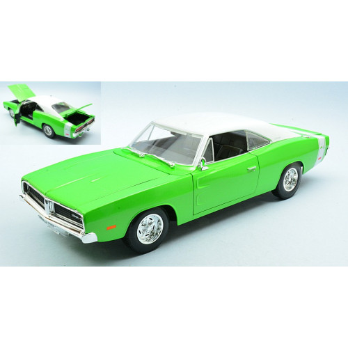 1969 dodge charger green - r/t,