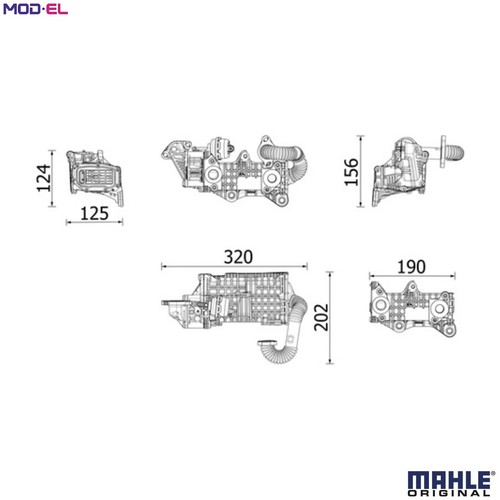 Cooler exhaust gas - cooler,