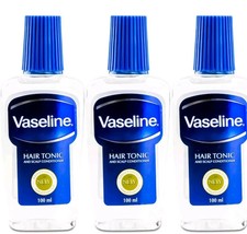 3 X 100 ml Vaseline Hair Tonic