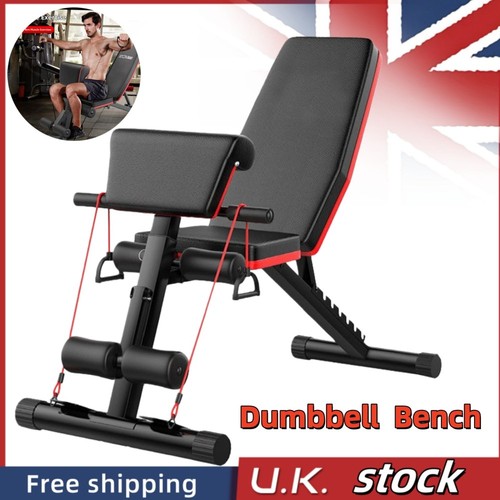 Foldable dumbbell weight - weight, bench