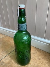Grolsch 1.5L Green Swing Top Beer Bottle Premium Lager Empty Glass Collectible