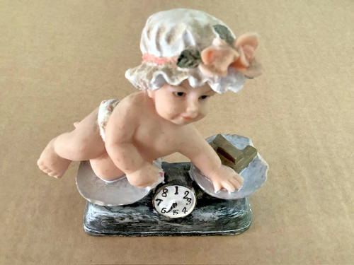 Vintage ceramic model - ceramic, "baby