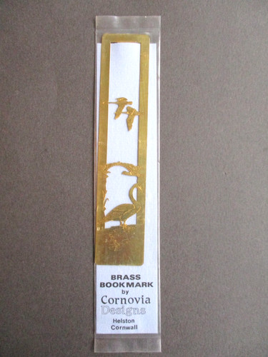 Metal bookmark flying - bookmark, ducks
