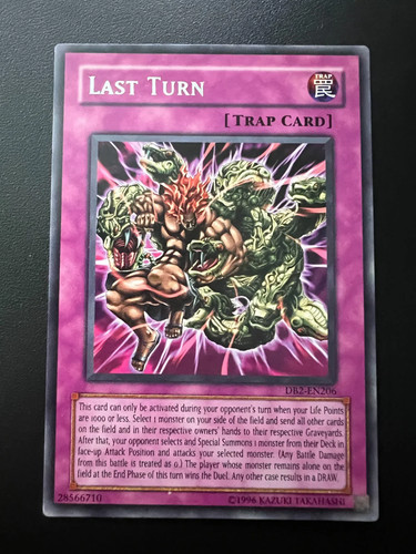 Last turn db2 en206 rare - last,