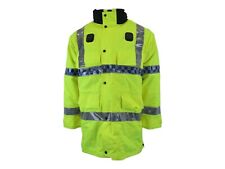 Ex Police Hi Vis Waterproof Jacket Yaffy Model 9 Reflective Safety SIA Grade 1