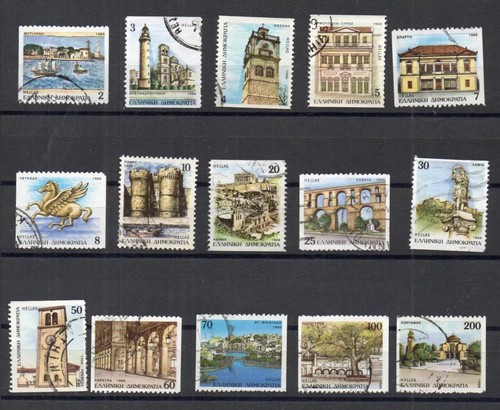 Greek capitals 1988 used - greek,