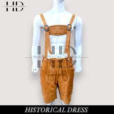 Men's Brown Lederhosen Shorts