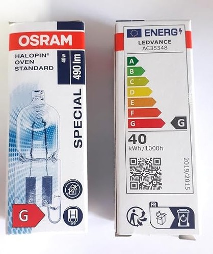 Osram halogen capsule bulb 40w - halogen,