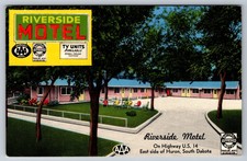 Vintage Postcard- Riverside