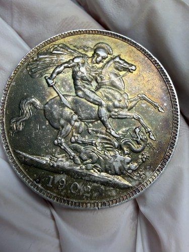 1902 edward vii crown silver - crown,