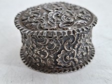 Silver Trinket Box Hallmarked