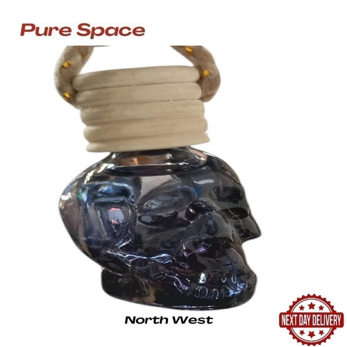 Perfume bottle gothic skull - perfume,