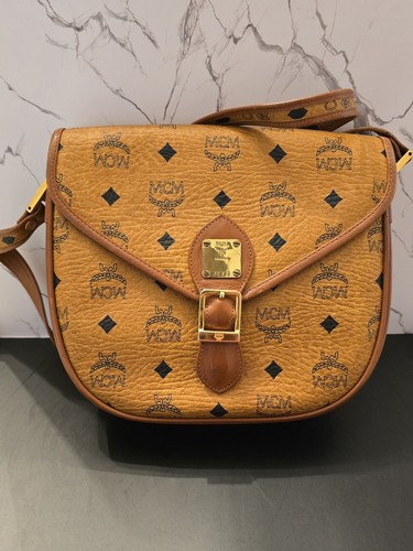 Mcm leather crossbody - leather,