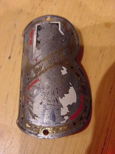 Vtg bicycle head badge - vtg,
