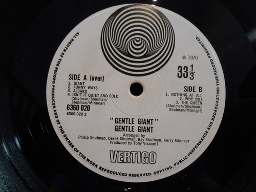 Gentle giant 1st press - giant,