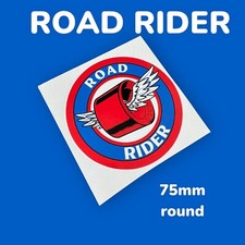 Road rider vinyl sticker - vinyl,