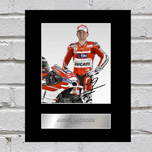 Jorge lorenzo signed mounted - jorge,