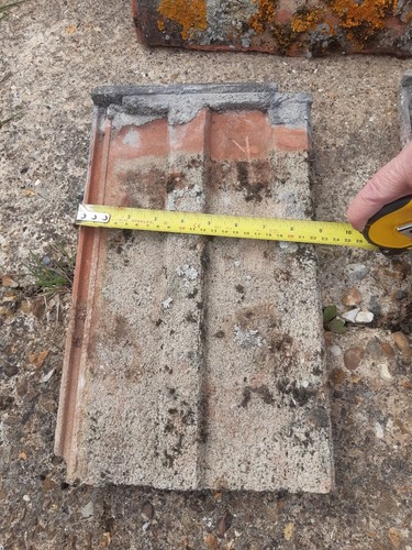 Roof and ridge tiles used - roof,