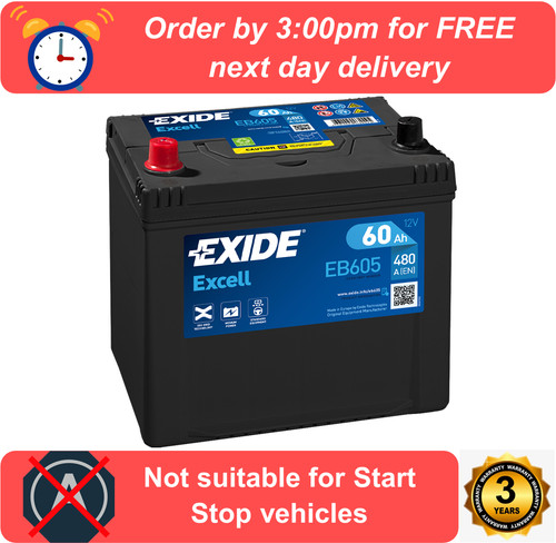 Eb605 exide excell - eb605,