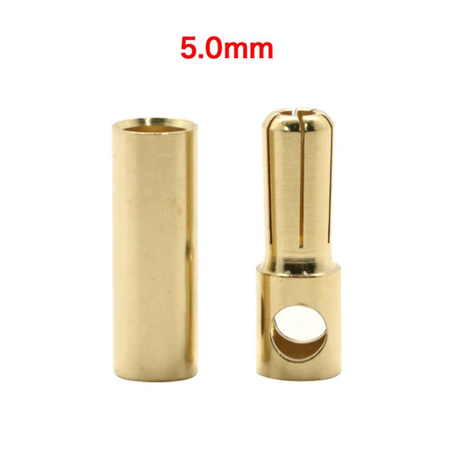 2mm 8mm male female gold - 2mm-8mm,