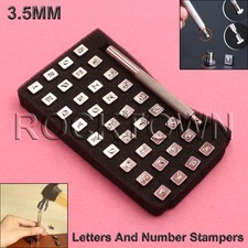 36pcs Leather Stamp Alphabet