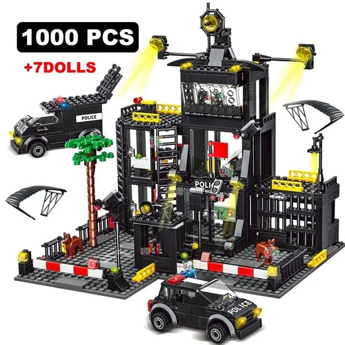 Custom lego city police swat - police,