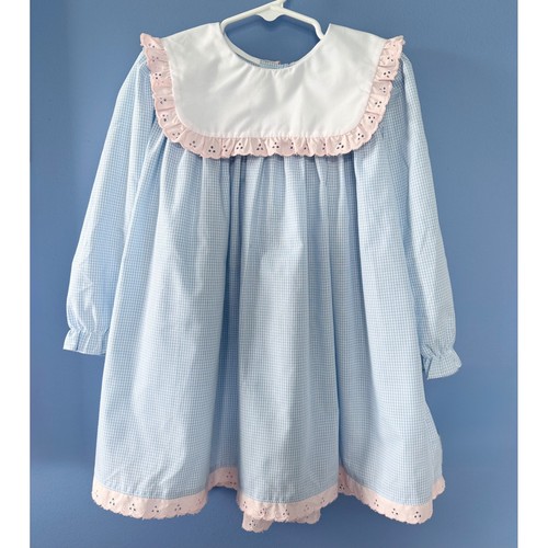 Lullaby set girls blue gingham - girls,